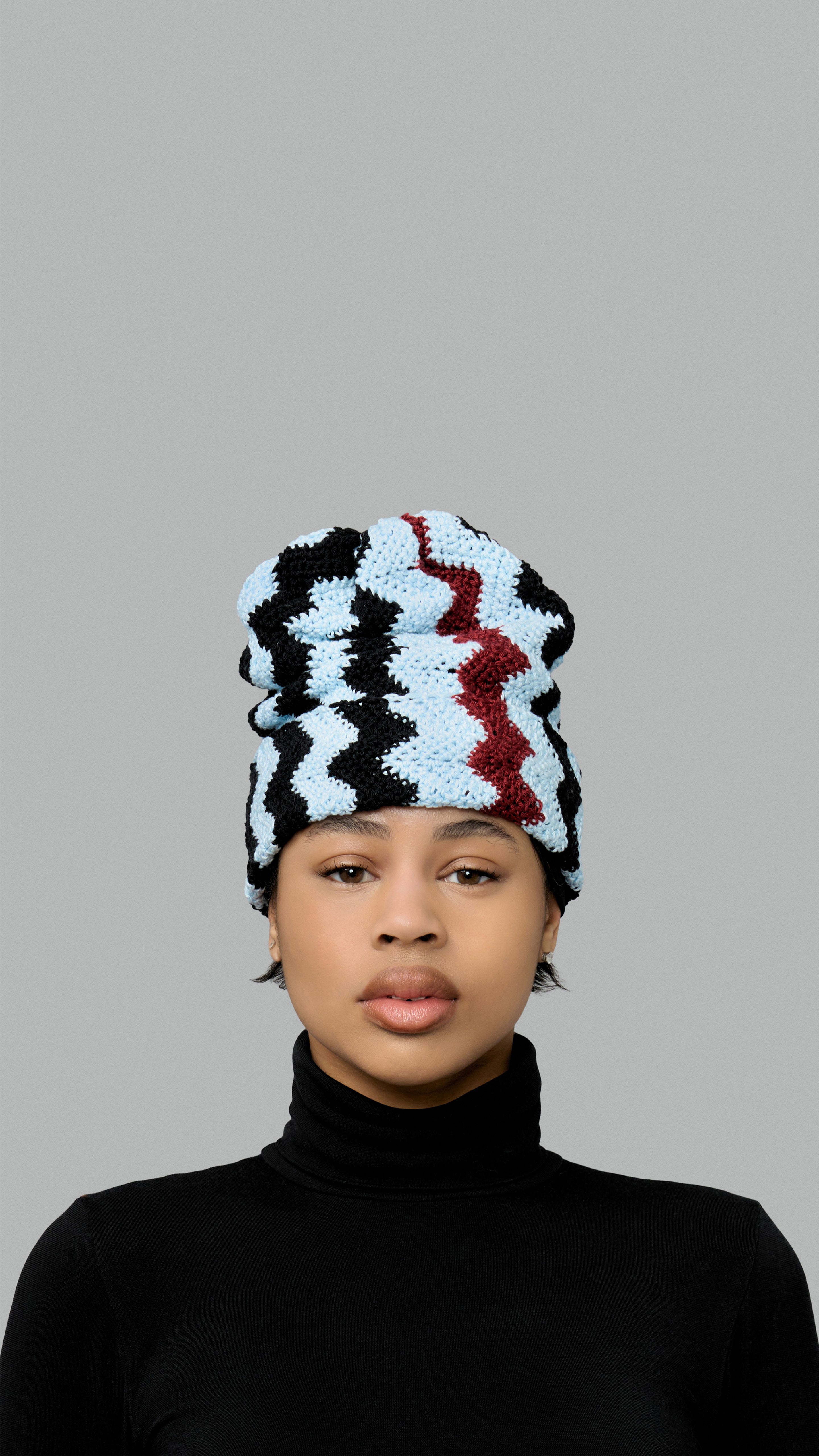 Crochet Beanie - Red Magic